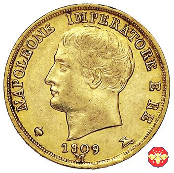 20 lire Napoleone I 1808/1814 1809 (Milano)