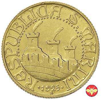 20 lire Repubblica di San Marino 1925 1925 (Roma)