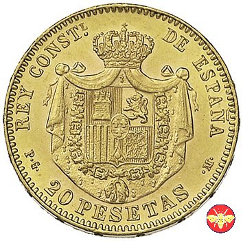 Alfonso XIII (seconda emissione) 1892 (Madrid)