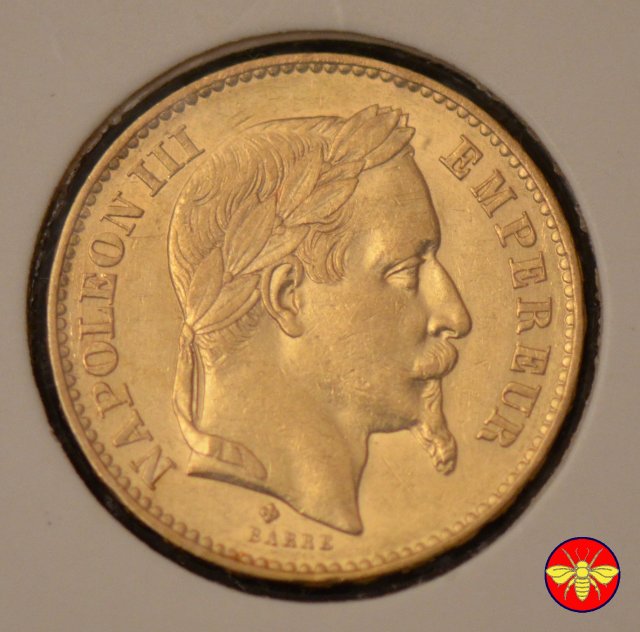20 Franchi Napoleone III 1861/1870 1870 (Strasburgo)