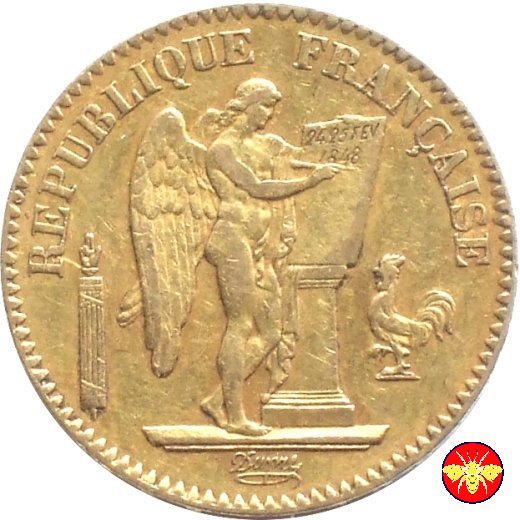 20 Franchi seconda Repubblica Francese 1848/49 1848 (Parigi)