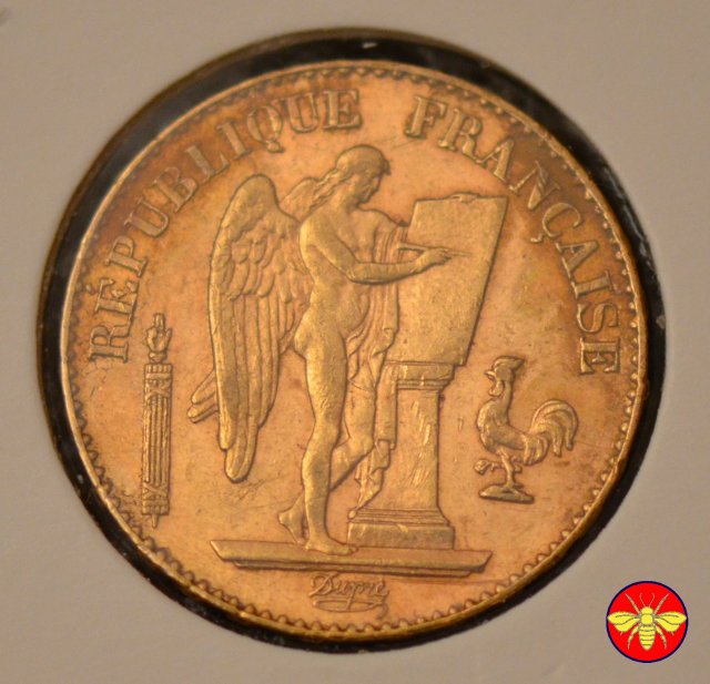 20 Franchi terza Repubblica Francese 1871/98 1898 (Parigi)
