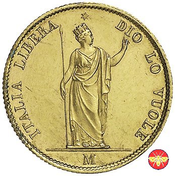 20 lire Governo Provvisorio di Lombardia 1848 1848 (Milano)