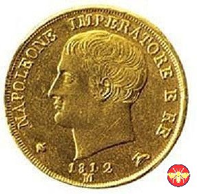 20 lire Napoleone I 1808/1814 1812 (Milano)