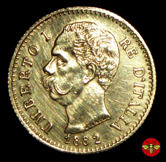 20 lire Umberto I 1879/1897 1882