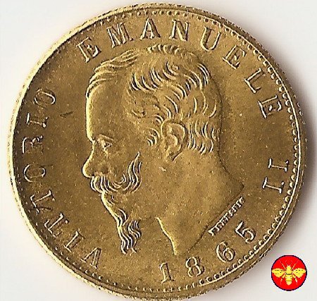 20 lire Vitt. Emanuele II Regno d'Italia 1861/78 1865