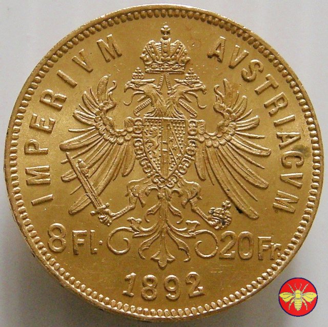 Austria Francesco Giuseppe I 1870/1892 1892 (Vienna)