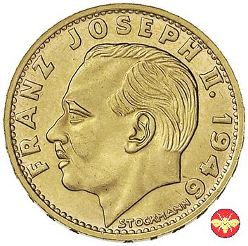 Liechtenstein 20 Fr. Francesco Giuseppe II 1946 1946 (Berna)