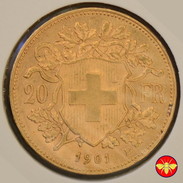 Svizzera confederazione 1897/1949 1901 (Berna)