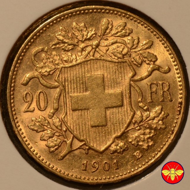 Svizzera confederazione 1897/1949 1901 (Berna)