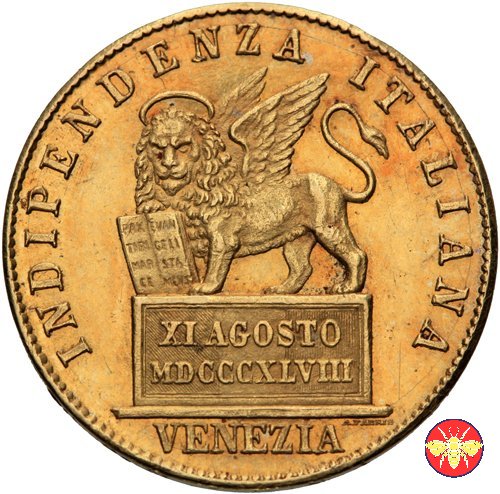 20 lire Governo Provvisorio di Venezia 1848 1848 (Venezia)