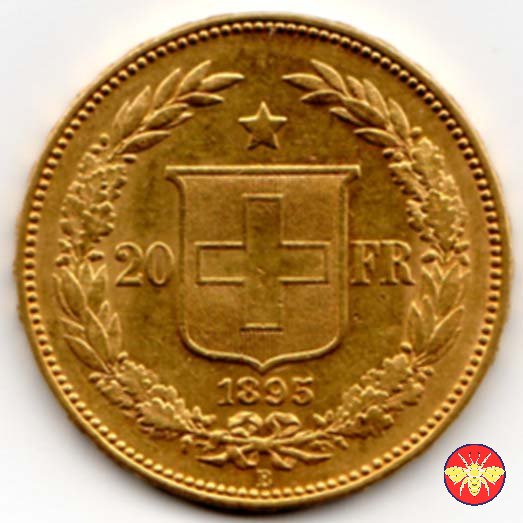 Svizzera confederazione 1883/1896 1895 (Berna)