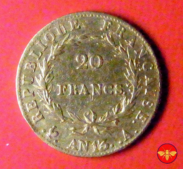 Francia Napoleone I Imperatore 20 Franchi  (Parigi)