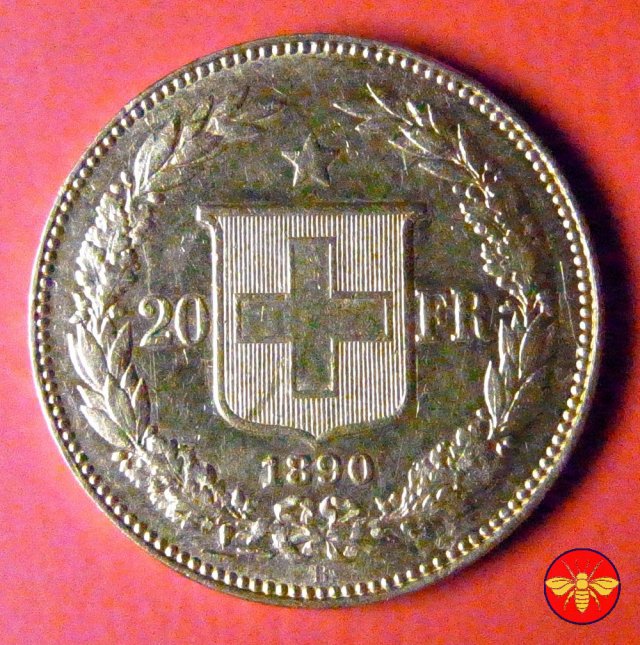 Svizzera confederazione 1883/1896 1890 (Berna)