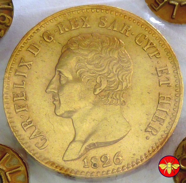 20 lire Marengo Carlo Felice 1826 (Torino)