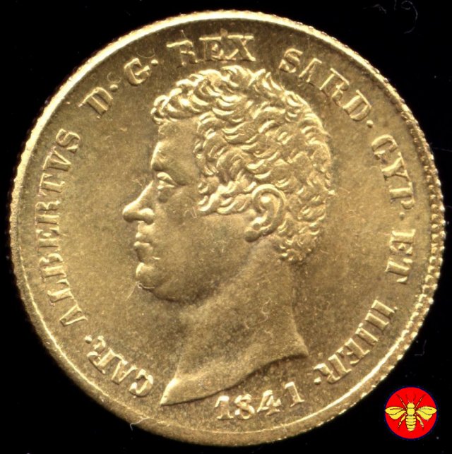 20 lire Regno di Sardegna Carlo Alberto 1841 (Torino)