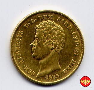 20 lire Regno di Sardegna Carlo Alberto 1833 (Torino)