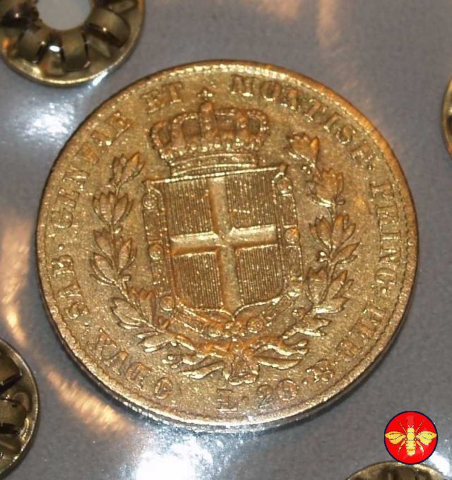 20 lire Regno di Sardegna Carlo Alberto 1847 (Genova)