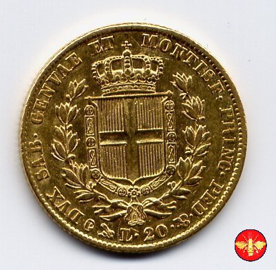 20 lire Regno di Sardegna Carlo Alberto 1848 (Genova)