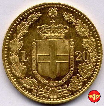 20 lire Umberto I 1879/1897 1897 (Roma)