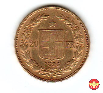 Svizzera confederazione 1883/1896 1896 (Berna)