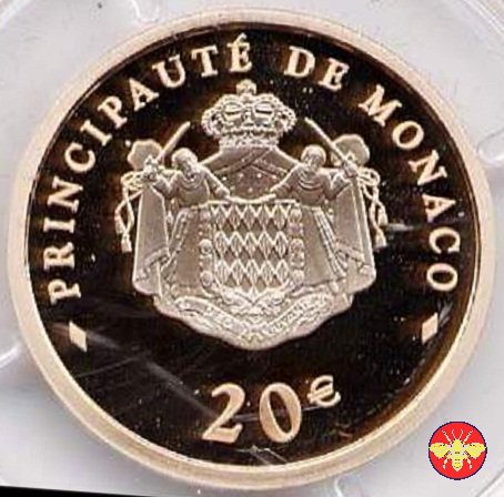 20 Euro 2008 Cinquantenario Principe Alberto 2008 (Parigi)