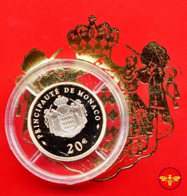 20 Euro 2008 Cinquantenario Principe Alberto 2008 (Parigi)