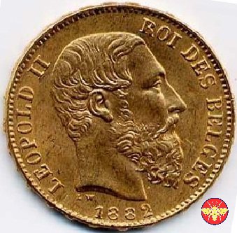 20 Franchi Leopoldo II 1866/1882 1882 (Bruxelles)