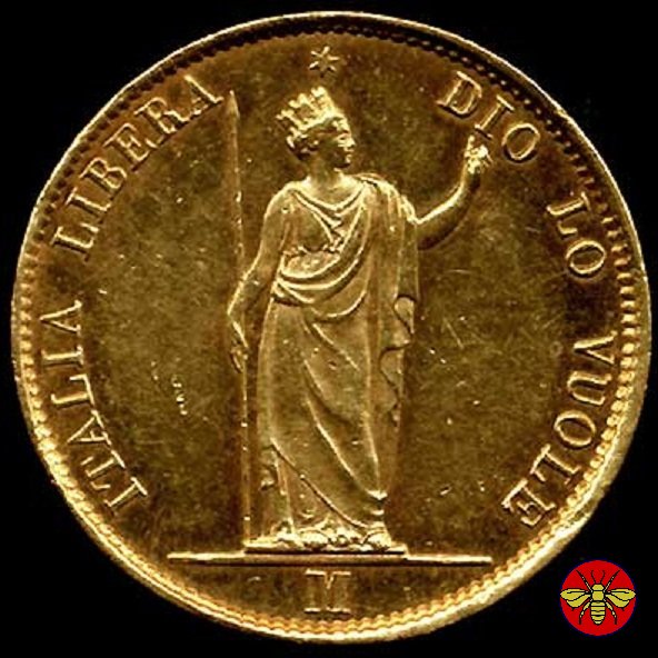 20 lire Governo Provvisorio di Lombardia 1848 1848 (Milano)