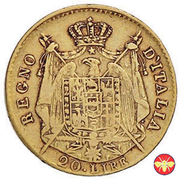 20 lire Napoleone I 1808/1814 1808 (Milano)