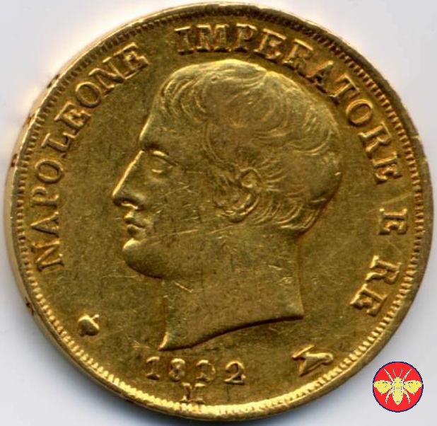 20 lire Napoleone I 1808/1814 1812 (Milano)