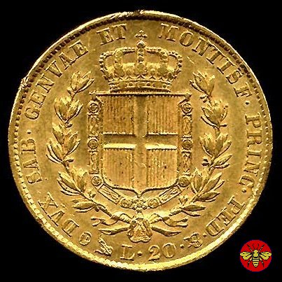 20 lire Regno di Sardegna Carlo Alberto 1841 (Genova)