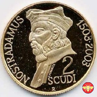 2 Scudi 500° di Nostradamus 2003 2003 (Roma)