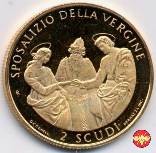 2 Scudi Sposalizio della vergine 1999 1999 (Roma)