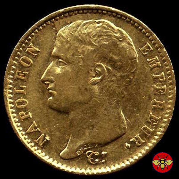 Francia Napoleone I Imperatore 20 Franchi 1807 (Parigi)