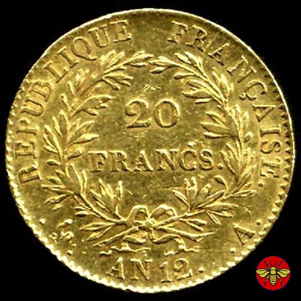 Napoleone I console 20 franchi  (Parigi)