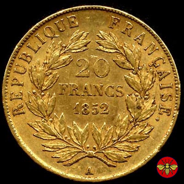 Seconda repubblica francese 20 Franchi 1852 1852 (Parigi)