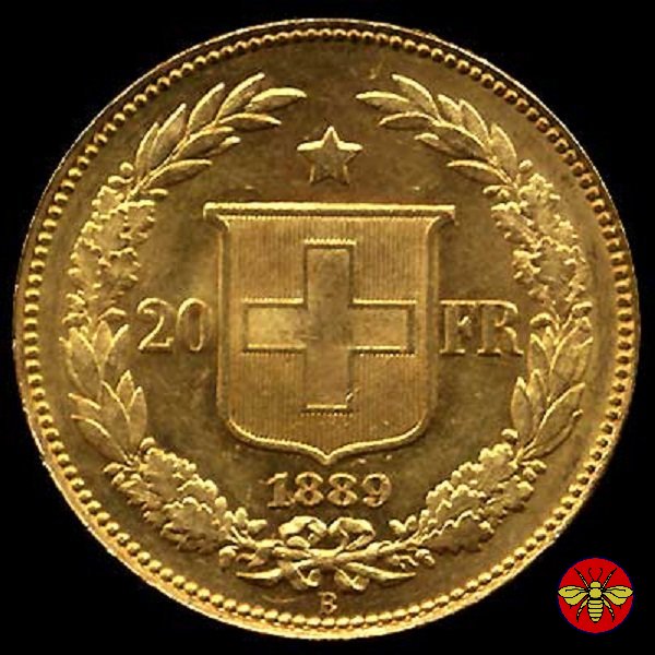 Svizzera confederazione 1883/1896 1889 (Berna)