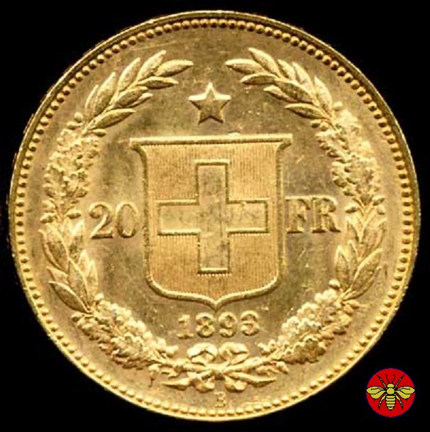 Svizzera confederazione 1883/1896 1893 (Berna)