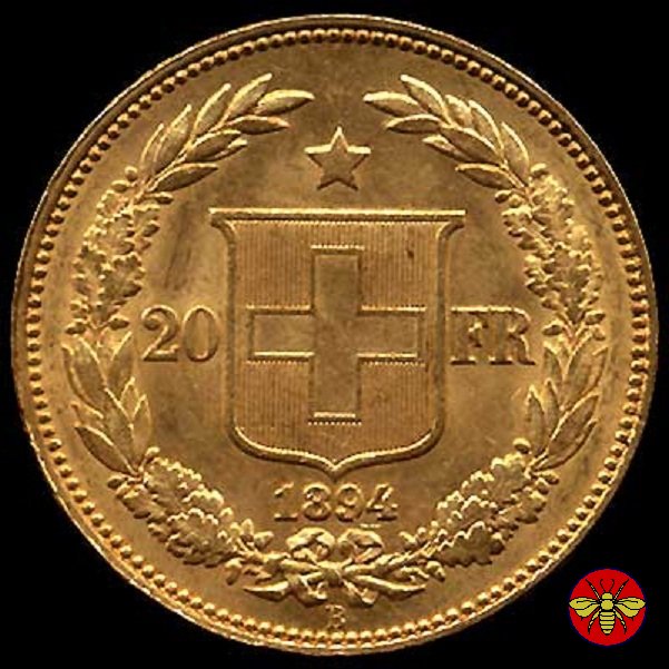 Svizzera confederazione 1883/1896 1894 (Berna)