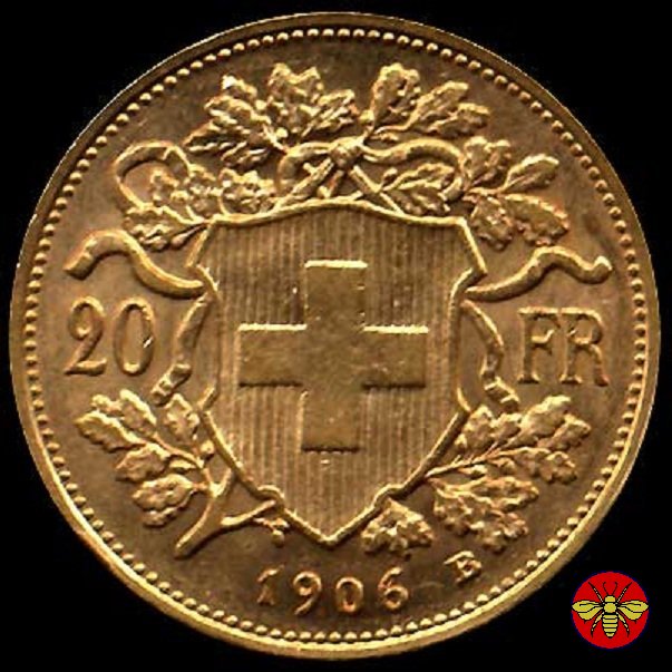 Svizzera confederazione 1897/1949 1906 (Berna)