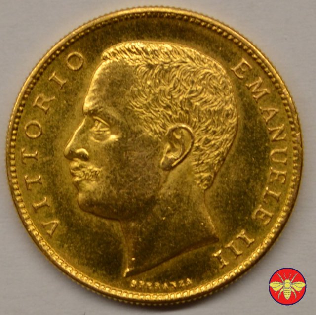 20 lire Aquila Sabauda 1905