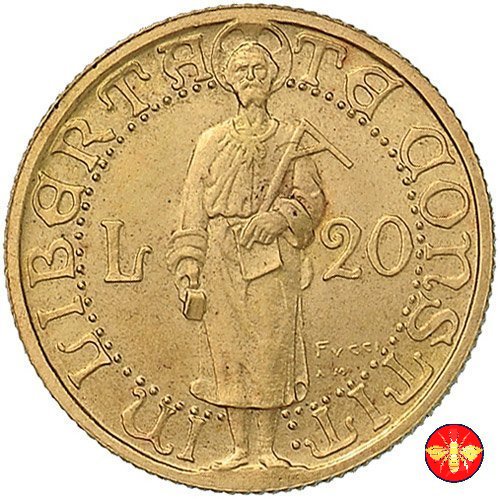 20 lire Repubblica di San Marino 1925 1925 (Roma)