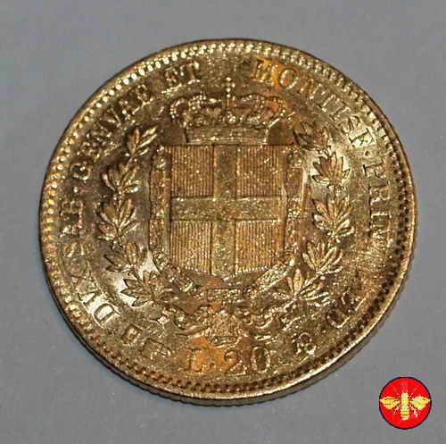 20 lire Vitt. Emanuele II Re di Sardegna 1850/1861 1861 (Torino)