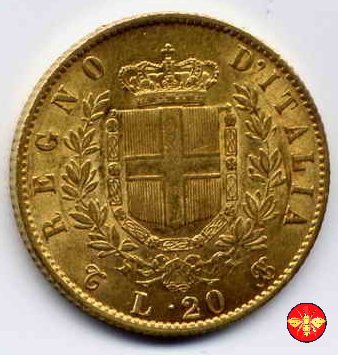 20 lire Vitt. Emanuele II Regno d'Italia 1861/78 1864 (Torino)